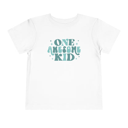 Awesome Kid Toddler Tee, Cute Toddler T-Shirt, Birthday Gift for Kids, Fun Kids Apparel, One Awesome Kid Shirt, Playful Kids Outfit