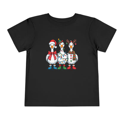 Toddler Tee — Cute Christmas Penguins Trio Holiday Shirt