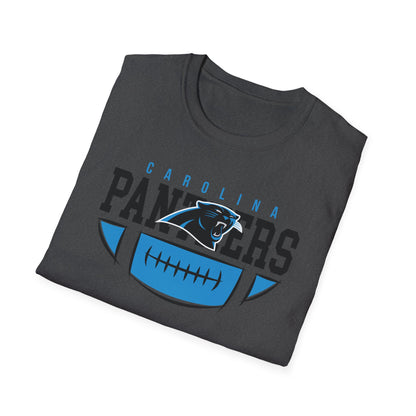 Panthers Logo Unisex Softstyle T-Shirt, Football Fan Tee, Game Day Shirt, Sports Apparel, Casual Wear, Gift for Fans