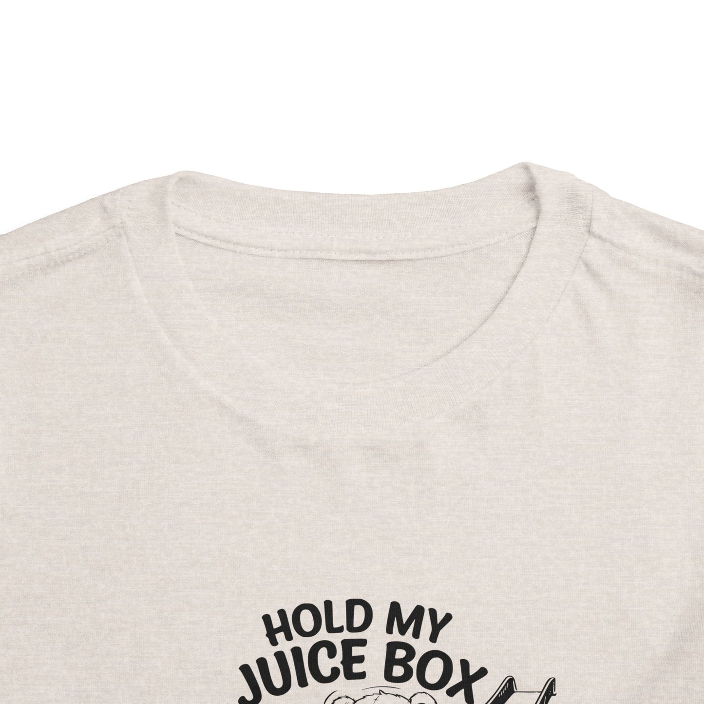 Toddler Short Sleeve Tee - "Hold My Juice Box and Watch This" Fun Kid's Shirt, Birthday Gift, Playdate Apparels, Cute Graphic Tee, [...]