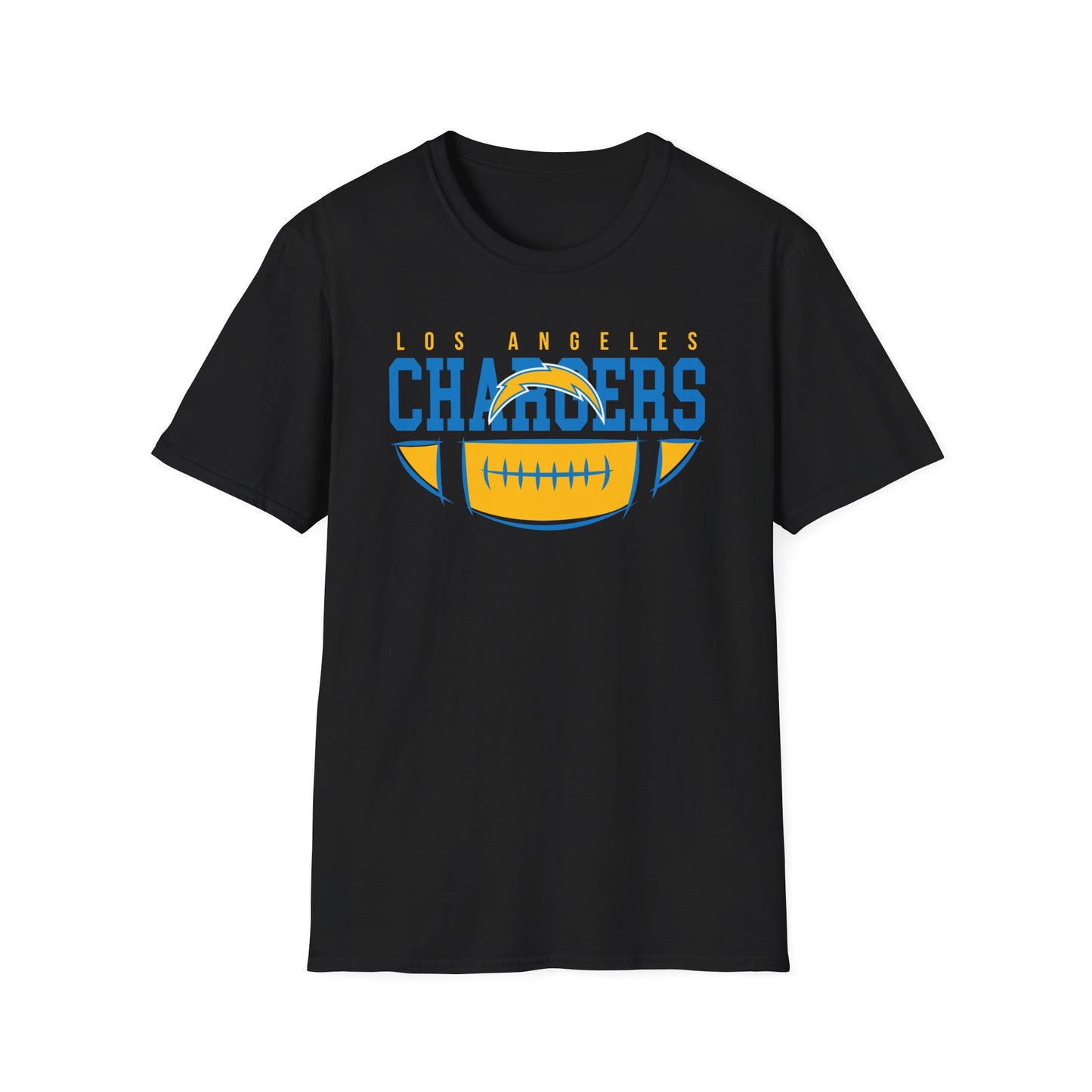 Unisex Softstyle T-Shirt - Chargers Football Pride, Casual Wear, Game Day Tee, Sports Fan Shirt, Gift for Him/Her