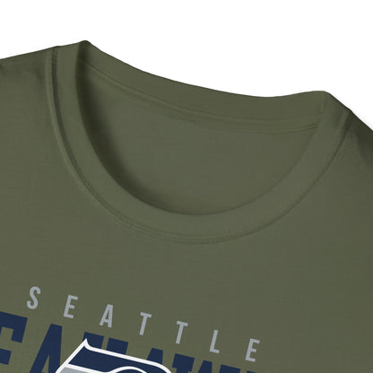 Seattle Seahawks Unisex Softstyle T-Shirt | NFL Fan Apparel, Game Day Shirt, Sports Gift, Casual Wear, Team Spirit Tee