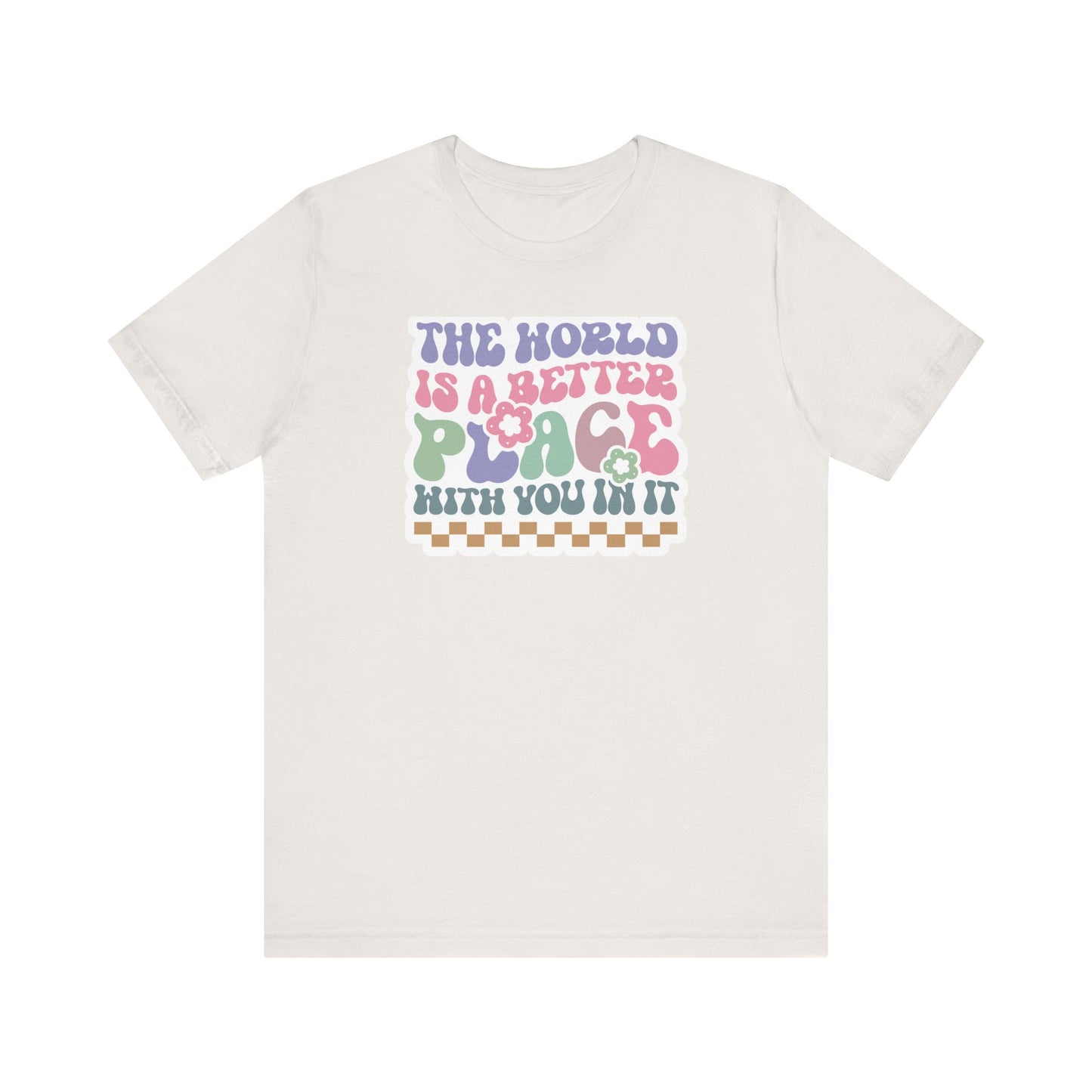 Positive Vibes T-Shirt: The World is a Better Place Tee, Inspirational Shirt, Unisex Graphic Tee, Thoughtful Gift for Friends, Casual [...]