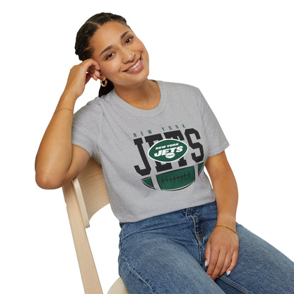 New York Jets Softstyle Unisex T-Shirt, Perfect for Game Day, Sports Fan Apparel, Casual Wear, NFL Gifts, Men's & Women's Fashion