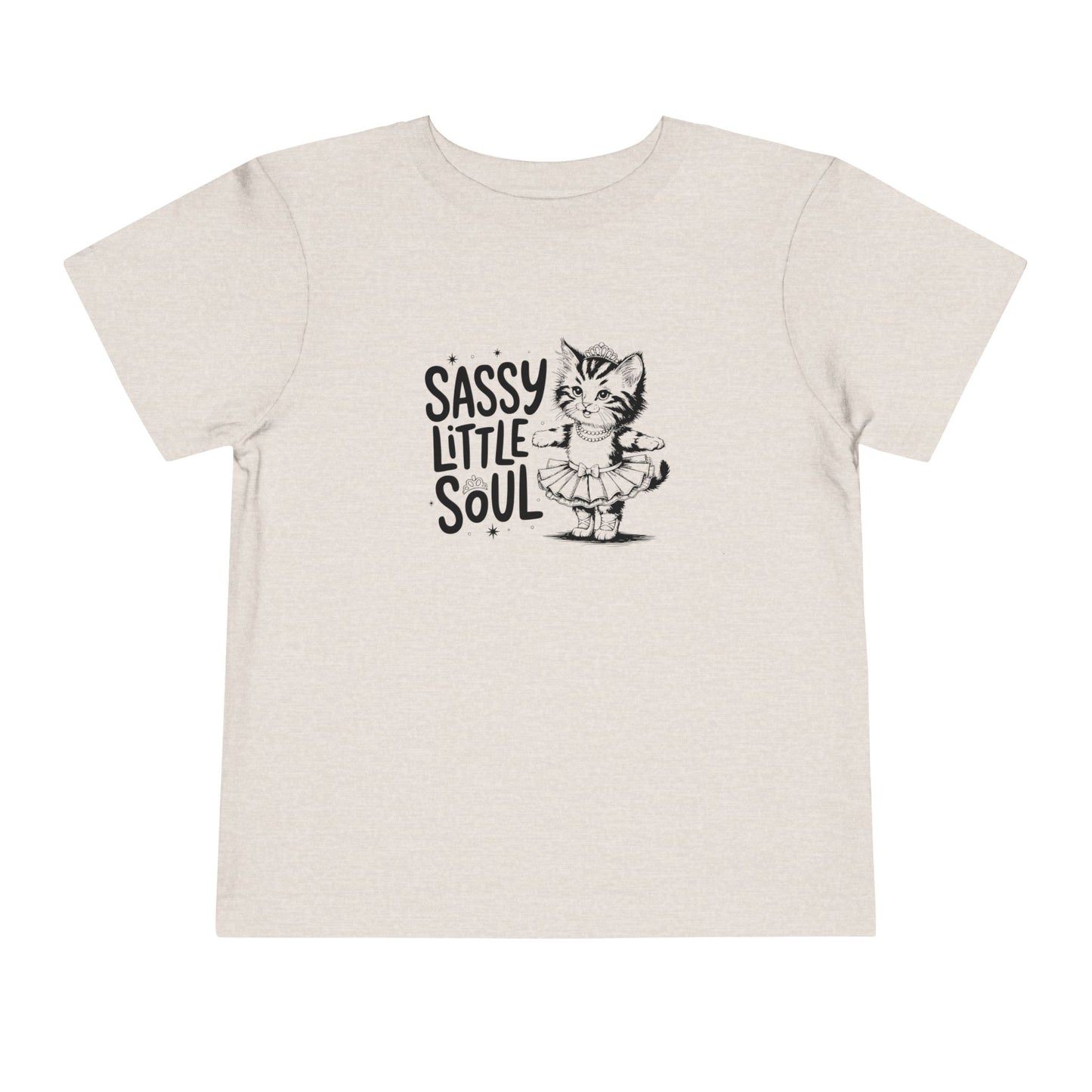 Sassy Little Soul Toddler Tee, Kids Playwear, Cute Cat Shirt, Birthday Gift, Toddler Fashion