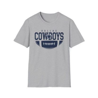 Dallas Cowboys Unisex Softstyle T-Shirt | Casual Fan Gear, Sports Apparel, Game Day Wear, Gift for Football Fans, Team Merchandise