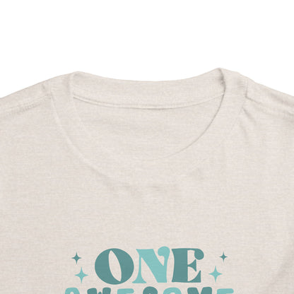 Awesome Kid Toddler Tee, Cute Toddler T-Shirt, Birthday Gift for Kids, Fun Kids Apparel, One Awesome Kid Shirt, Playful Kids Outfit