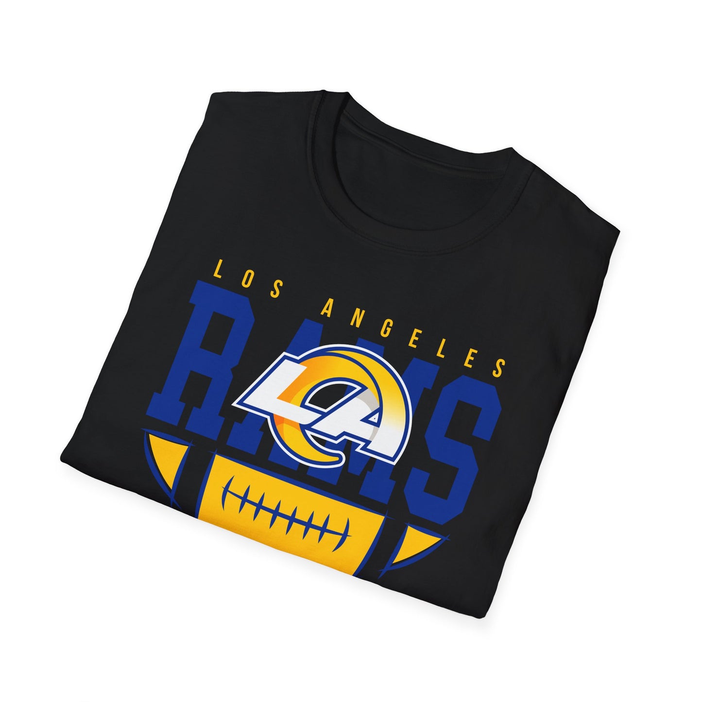 Los Angeles Rams Unisex Softstyle T-Shirt, Football Fan Apparel, Game Day Outfit, Sports Gift, Casual Wear, Team Spirit Tee