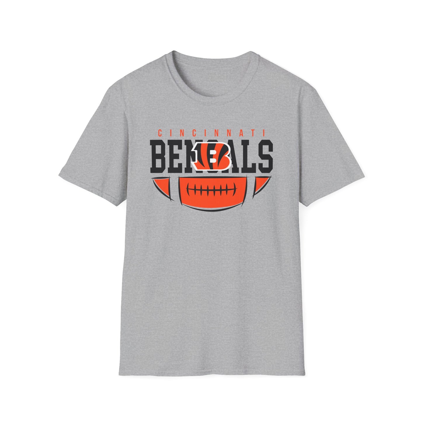 Cincinnati Bengals Fan T-Shirt, Unisex Softstyle Tee, Game Day Shirt, Sports Apparel, Casual Wear