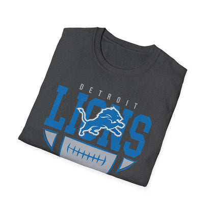 Detroit Lions Unisex Softstyle T-Shirt, Football Fan Tee, Game Day Shirt, Sports Apparel, NFL Merchandise