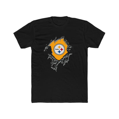 Steelers Sports Tee, Casual Wear, Graphic Tee, Gift for Sports Fans, Pittsburgh Steelers Merch