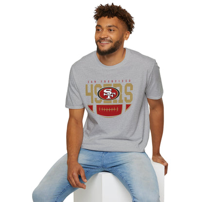 San Francisco 49ers Unisex Softstyle T-Shirt, NFL Fan Apparel, Game Day Tee, Sportswear, Gift for Football Lovers, Casual Style