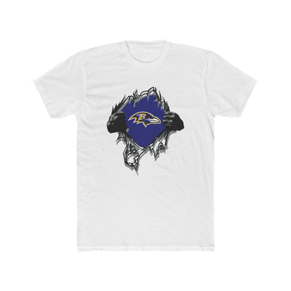 Ravens Graphic Tee, Unisex Cotton Crew T-Shirt for Sports Fans, Comfortable Casual Wear, Perfect for Game Day or Gifts