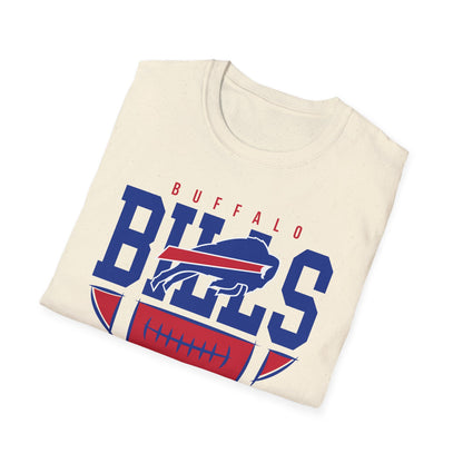 Buffalo Bills Unisex Softstyle T-Shirt | Game Day Attire, Sports Fan Apparel, Casual Wear, Gift for Sports Lovers