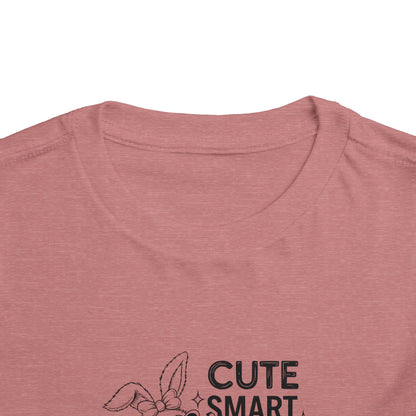 Cute & Smart Dramatic Bunny Toddler Tee, Kids Graphic Shirt, Funny Toddler Outfit, Gift for Birthday or Easter, Toddler Apparel