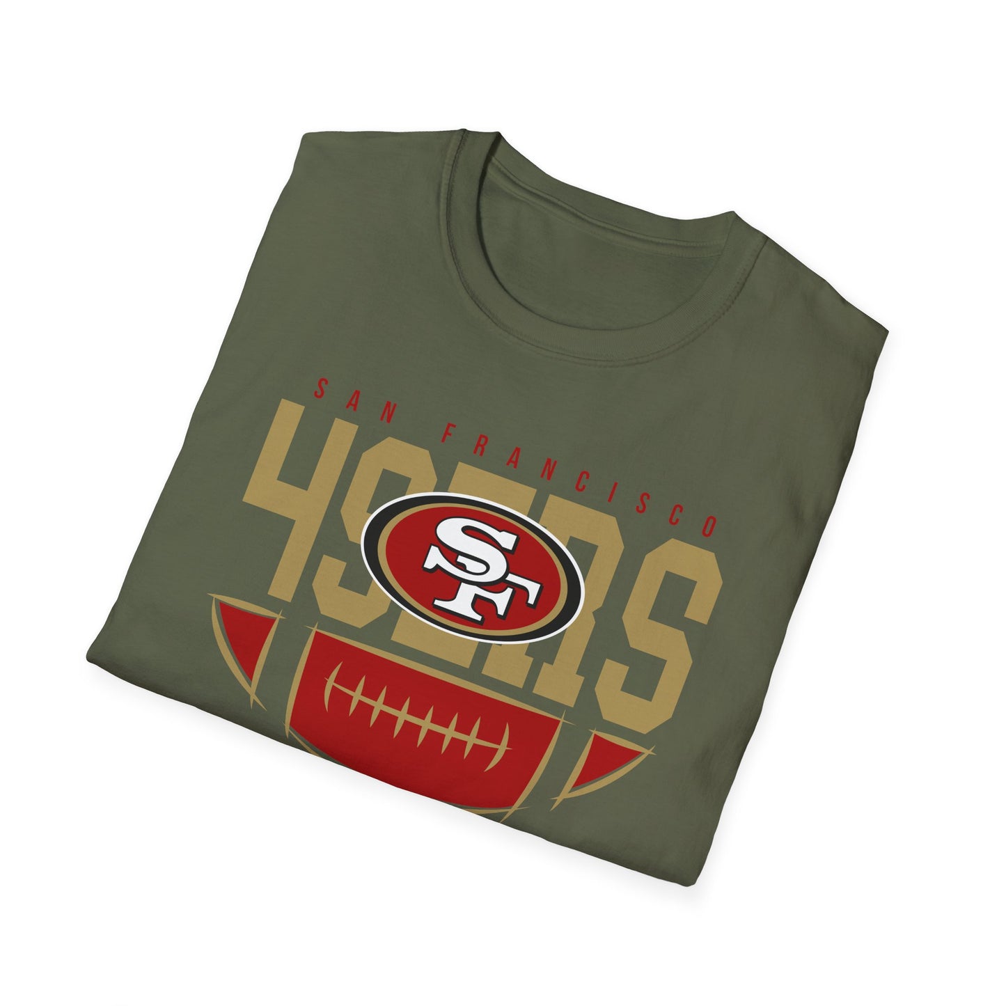 San Francisco 49ers Unisex Softstyle T-Shirt, NFL Fan Apparel, Game Day Tee, Sportswear, Gift for Football Lovers, Casual Style