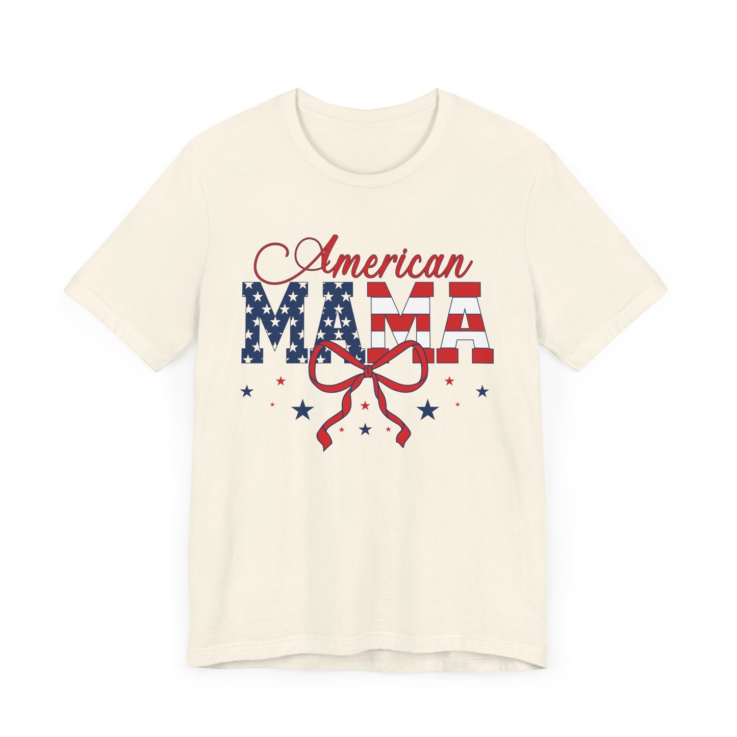 American Mama Patriotic Tee, Fourth of July T-Shirt, Independence Day Shirt, Summer Holiday Apparel, Gift for Moms