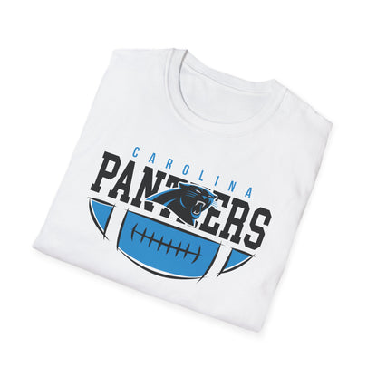 Panthers Logo Unisex Softstyle T-Shirt, Football Fan Tee, Game Day Shirt, Sports Apparel, Casual Wear, Gift for Fans