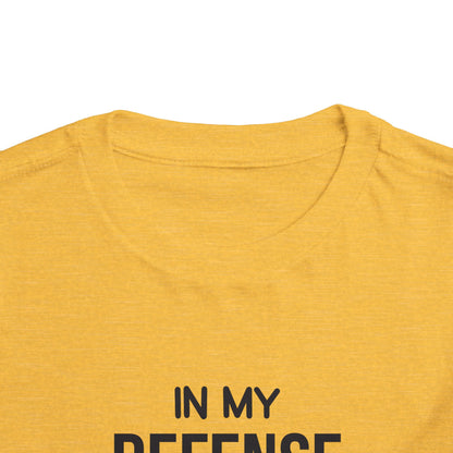 Funny Toddler Tee - "In My Defense I Was Left Unsupervised" - Cute Gift for Kids, Humor Tee, Playtime Wear, Birthday Shirt, Family [...]