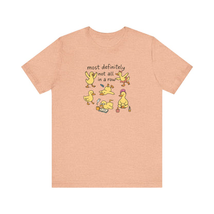 Funny Duck Graphic Tee - Most Definitely Not All in a Row | Quirky Unisex Shirt, Gift for Animal Lovers, Casual Wear, Birthday Gift, [...]