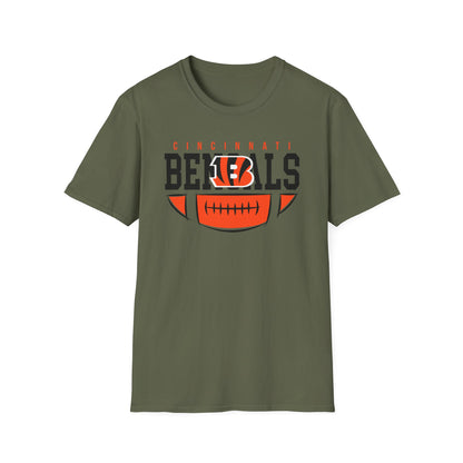 Cincinnati Bengals Fan T-Shirt, Unisex Softstyle Tee, Game Day Shirt, Sports Apparel, Casual Wear