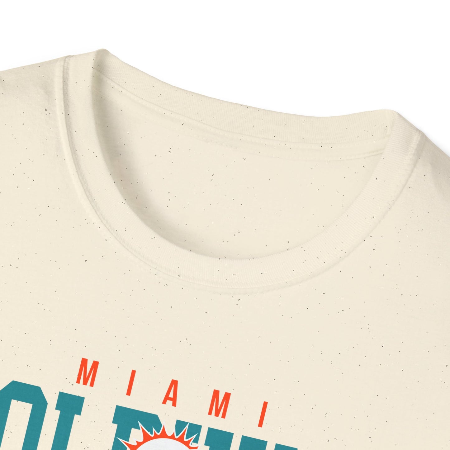 Miami Dolphins Retro Softstyle T-Shirt, Casual Sportswear, Game Day Apparel, Unisex Tee, Football Fan Gift