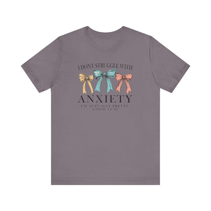 Anxiety Awareness Tee, Comfortable Unisex Shirt, Support Mental Health, Empowering Gift, Everyday Casual Wear