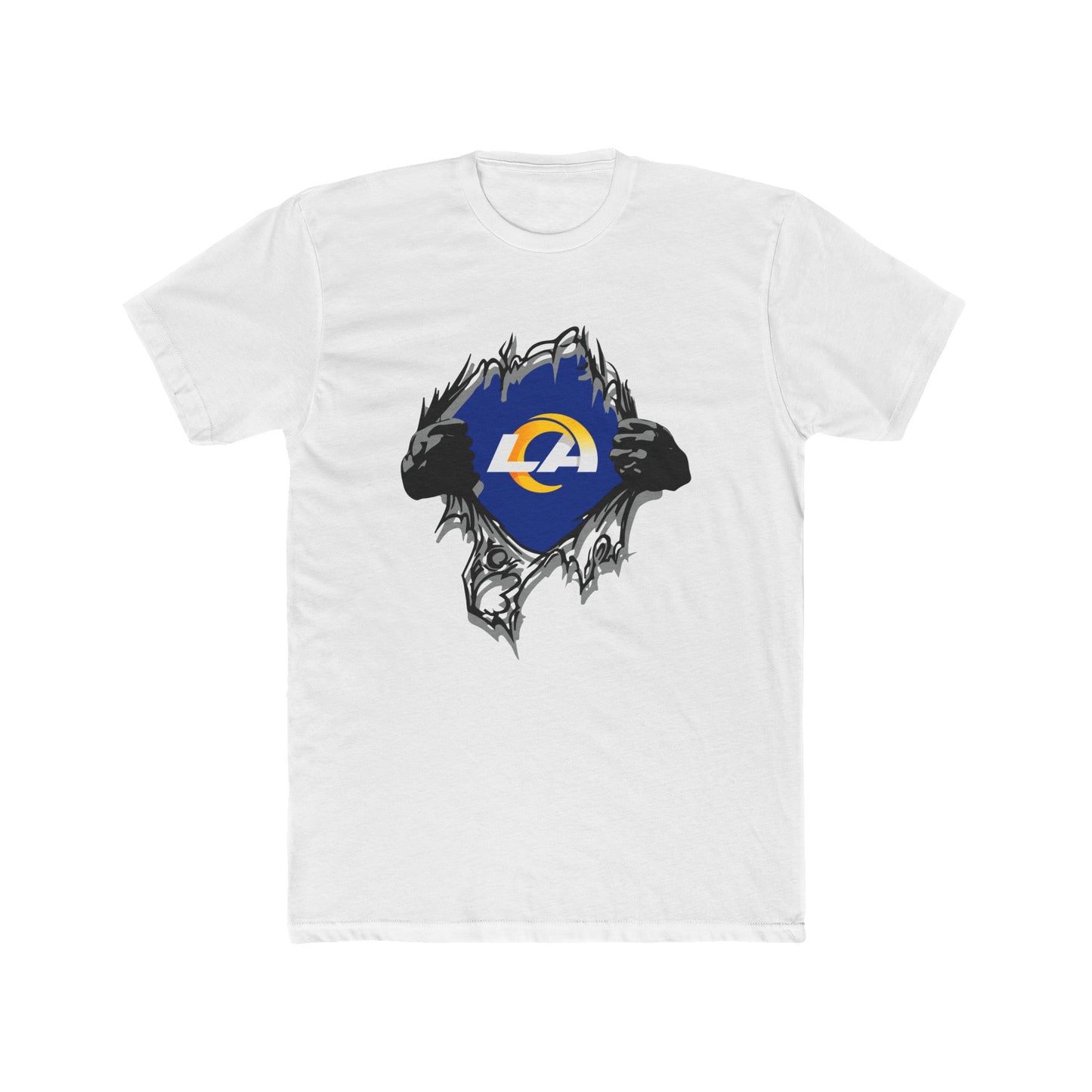 Los Angeles Rams, Unisex Cotton Crew Shirt for Fans, Sports Enthusiasts, Gift for Birthdays, Casual Wear, Team Spirit