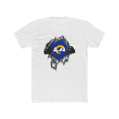 Los Angeles Rams, Unisex Cotton Crew Shirt for Fans, Sports Enthusiasts, Gift for Birthdays, Casual Wear, Team Spirit
