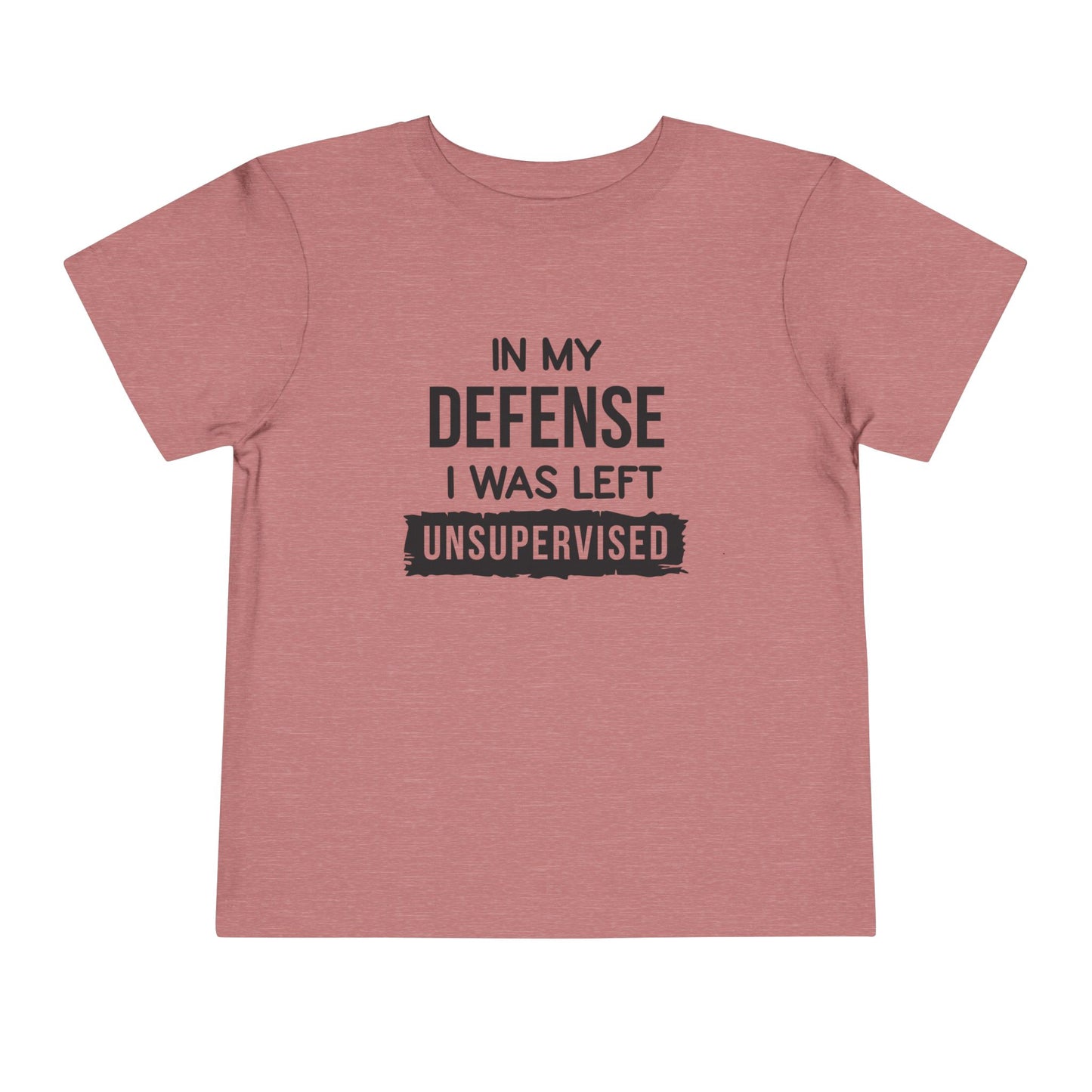 Funny Toddler Tee - "In My Defense I Was Left Unsupervised" - Cute Gift for Kids, Humor Tee, Playtime Wear, Birthday Shirt, Family [...]