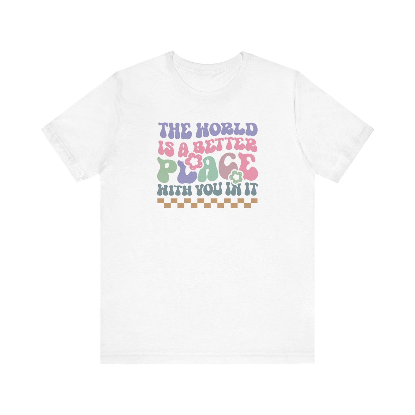 Positive Vibes T-Shirt: The World is a Better Place Tee, Inspirational Shirt, Unisex Graphic Tee, Thoughtful Gift for Friends, Casual [...]