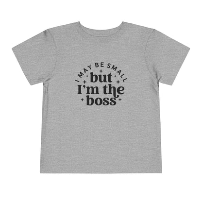 Toddler Boss Tee - Playful Short Sleeve T-Shirt, Kid's Gift, Birthday Outfit, Toddler Fashion, Parenting Humor