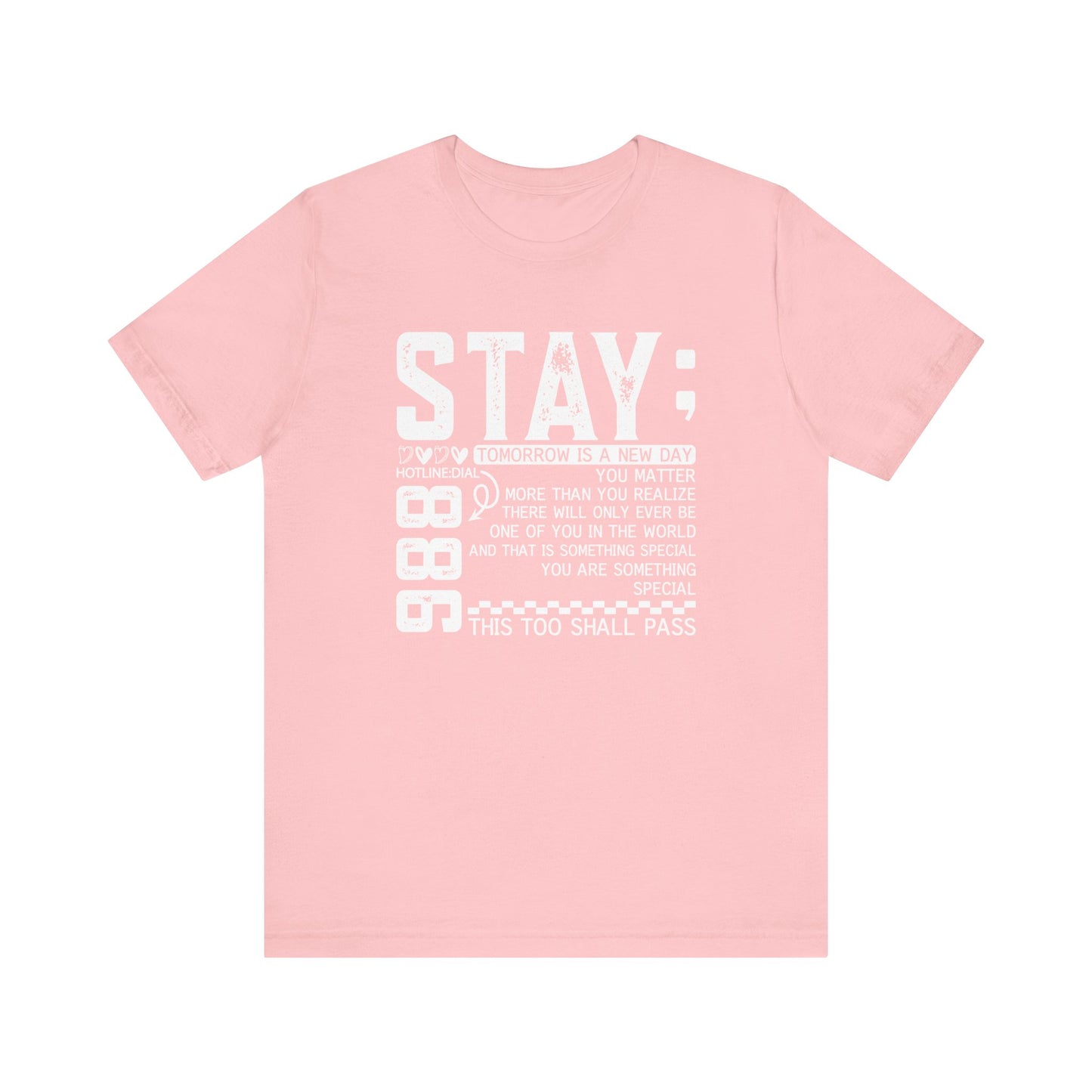 Stay Inspirational Tee, Unisex Motivational Shirt, Positive Quote T-Shirt, Everyday Comfort Wear, Gift for Encouragement