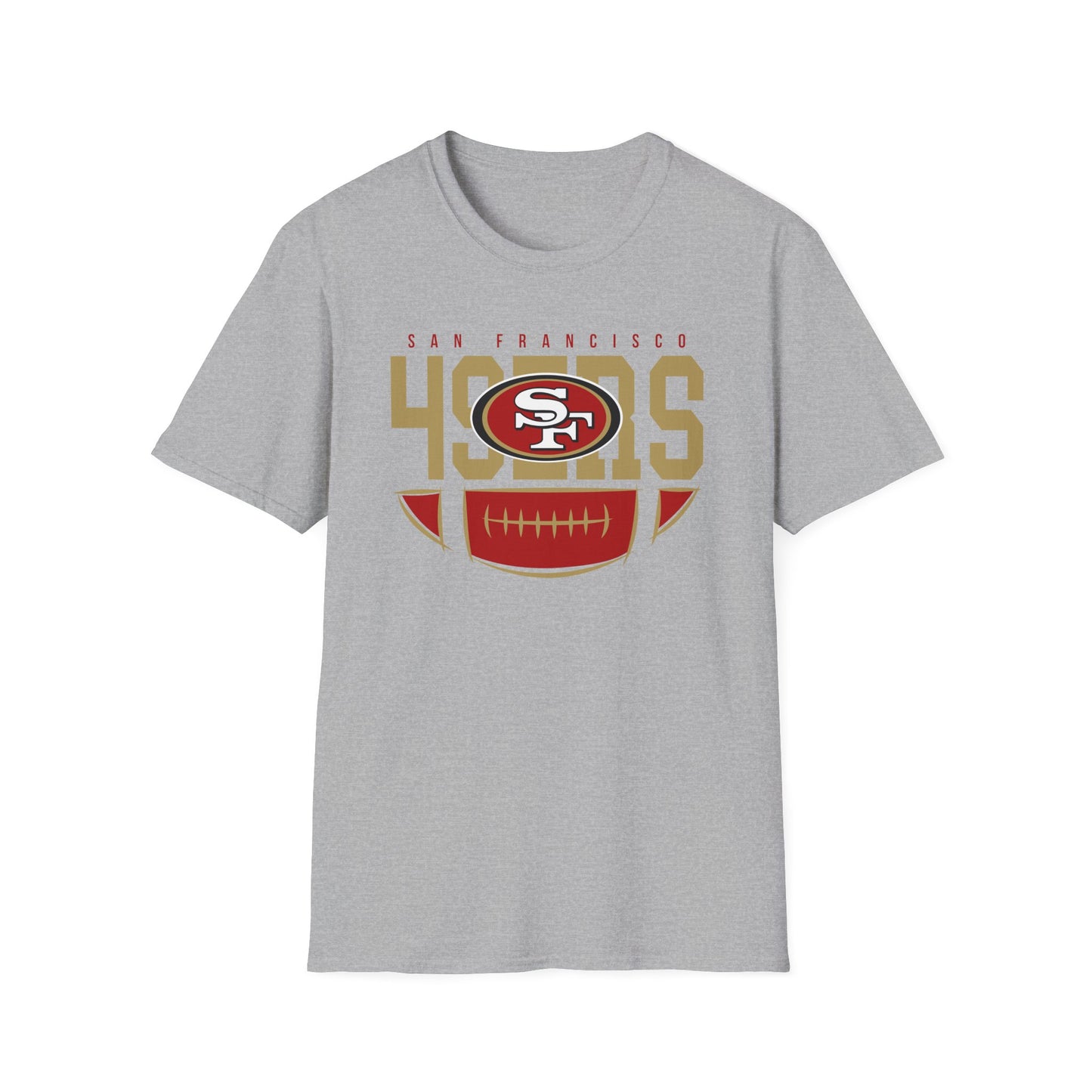 San Francisco 49ers Unisex Softstyle T-Shirt, NFL Fan Apparel, Game Day Tee, Sportswear, Gift for Football Lovers, Casual Style