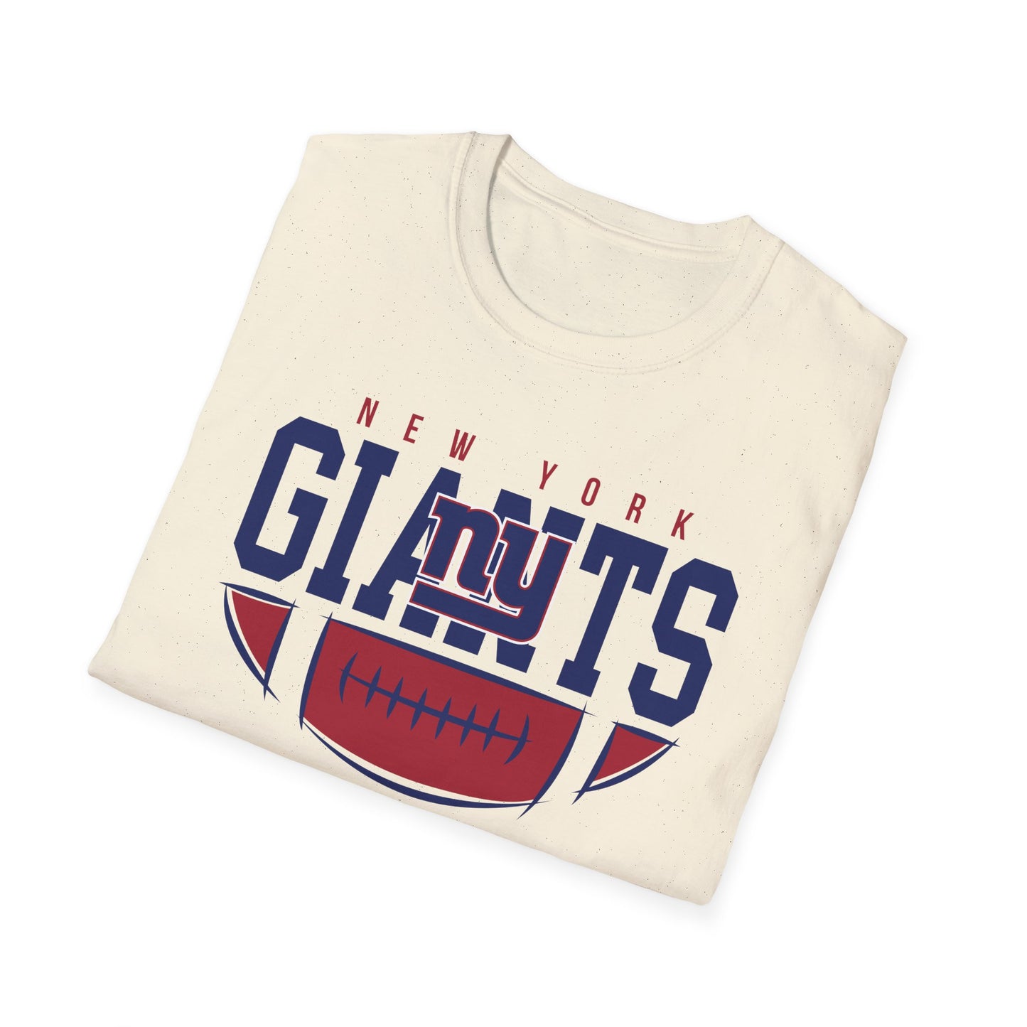 New York Giants Unisex Softstyle T-Shirt | NFL Fan Gear, Game Day Apparel, Sports Merchandise, Casual Wear, Gift for Football Lovers