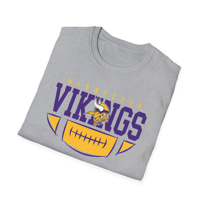Minnesota Vikings Unisex T-Shirt - Softstyle Tee for Fans, Game Day Outfit, Unique Gift, Sports Apparel, Team Merchandise