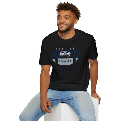 Seattle Seahawks Unisex Softstyle T-Shirt | NFL Fan Apparel, Game Day Shirt, Sports Gift, Casual Wear, Team Spirit Tee