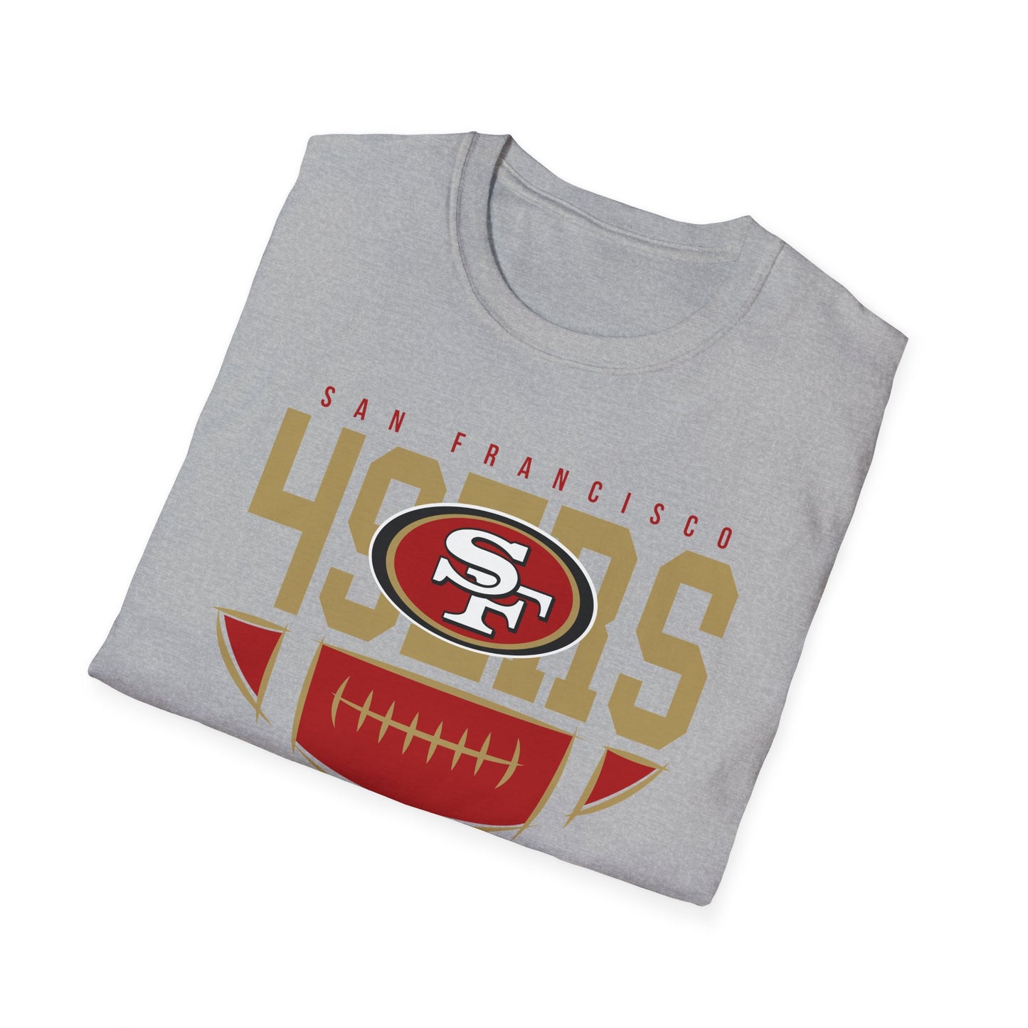 San Francisco 49ers Unisex Softstyle T-Shirt, NFL Fan Apparel, Game Day Tee, Sportswear, Gift for Football Lovers, Casual Style