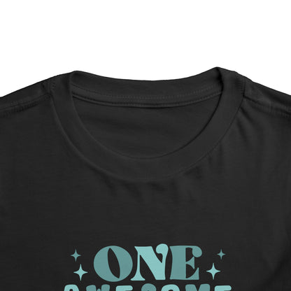 Awesome Kid Toddler Tee, Cute Toddler T-Shirt, Birthday Gift for Kids, Fun Kids Apparel, One Awesome Kid Shirt, Playful Kids Outfit