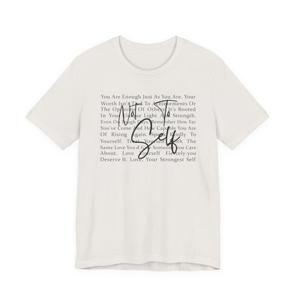 Empowering Self-Love Tee, Motivational Shirt, Affirmation Clothing, Casual Everyday Wear, Gift for Friends, Inspirational Quote Apparel