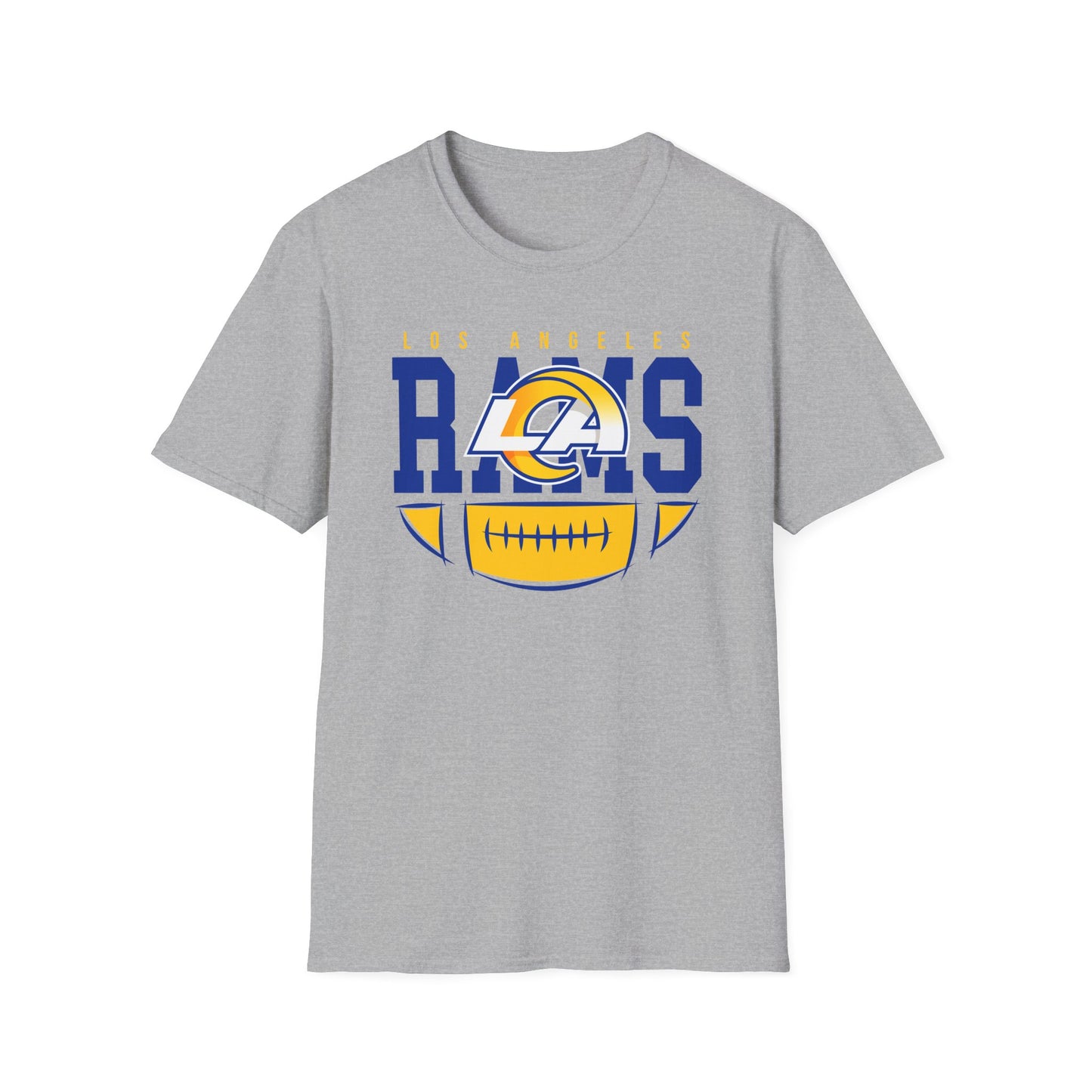 Los Angeles Rams Unisex Softstyle T-Shirt, Football Fan Apparel, Game Day Outfit, Sports Gift, Casual Wear, Team Spirit Tee