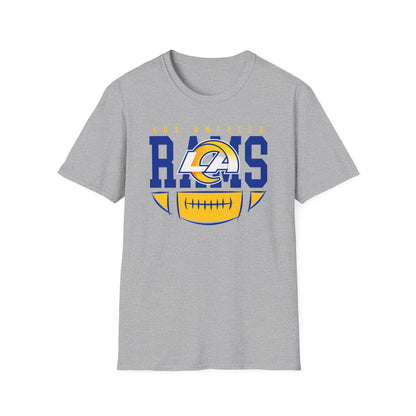 Los Angeles Rams Unisex Softstyle T-Shirt, Football Fan Apparel, Game Day Outfit, Sports Gift, Casual Wear, Team Spirit Tee