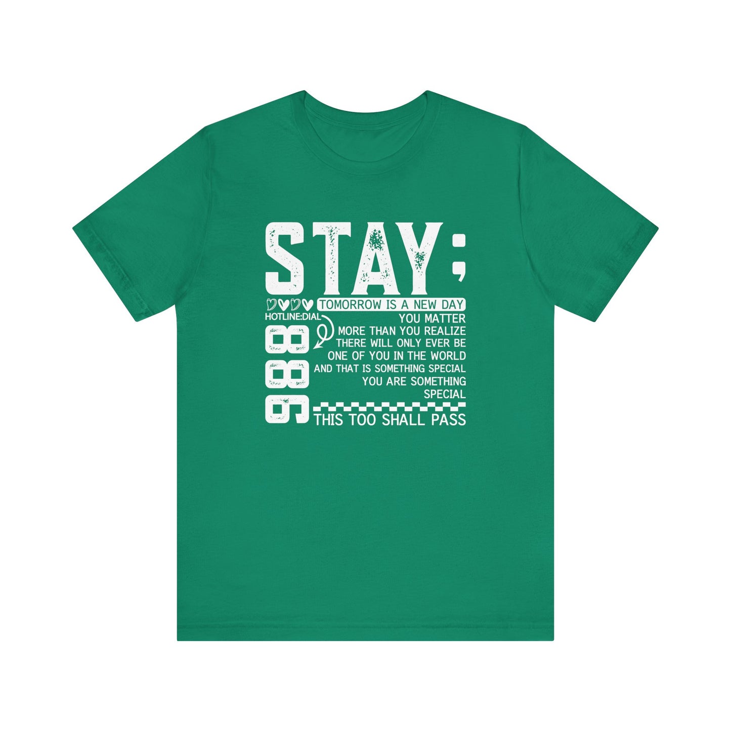 Stay Inspirational Tee, Unisex Motivational Shirt, Positive Quote T-Shirt, Everyday Comfort Wear, Gift for Encouragement