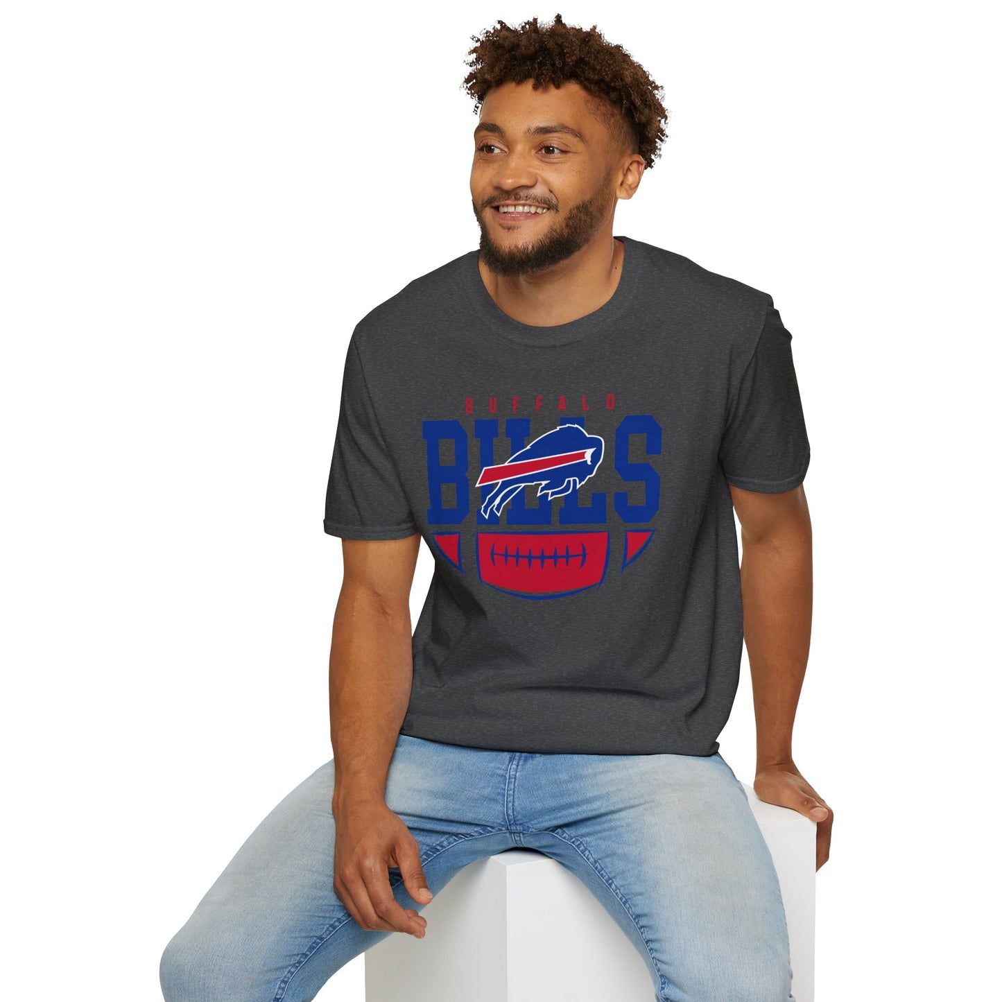 Buffalo Bills Unisex Softstyle T-Shirt | Game Day Attire, Sports Fan Apparel, Casual Wear, Gift for Sports Lovers