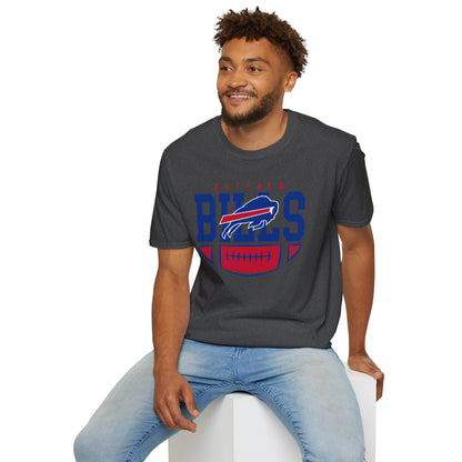 Buffalo Bills Unisex Softstyle T-Shirt | Game Day Attire, Sports Fan Apparel, Casual Wear, Gift for Sports Lovers