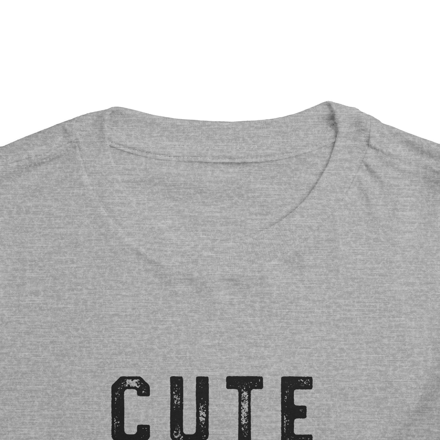 Cute & Smart Toddler Short Sleeve Tee - Fun Gift for Kids, Birthday Outfits, Playtime Apparel, Unique Toddler Fashion