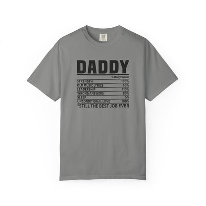 Father's Day Gift T-Shirt, Funny Dad Tee, Unisex Garment-Dyed Shirt, Best Dad Ever Tee, Birthday Gift for Dad, Casual Everyday Wear