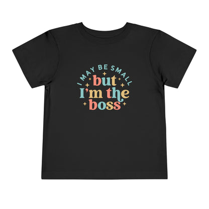 Toddler Boss Tee, Cute Toddler Shirt, Kids Quote T-Shirt, Funny Baby Gift, Small But Mighty Apparel, Birthday Outfit, Playdate Wear