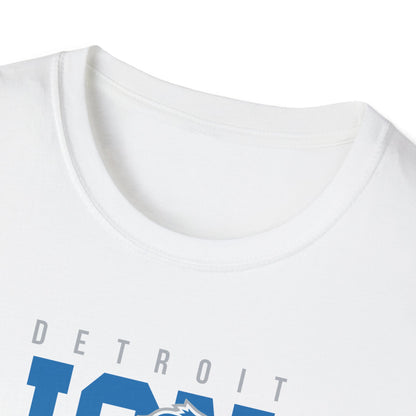 Detroit Lions Unisex Softstyle T-Shirt, Football Fan Tee, Game Day Shirt, Sports Apparel, NFL Merchandise