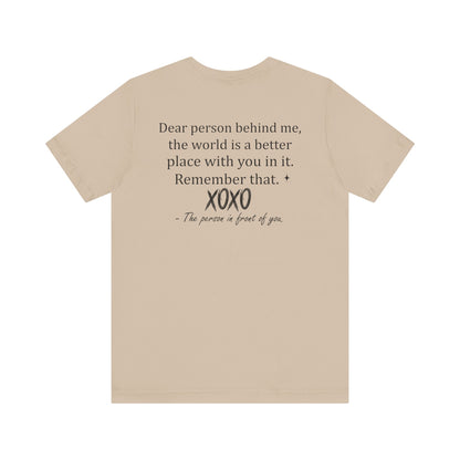 You Tee, Positive Message T-Shirt, Gift for Friends, Motivational Apparel, Unisex Casual Wear, Birthday Present